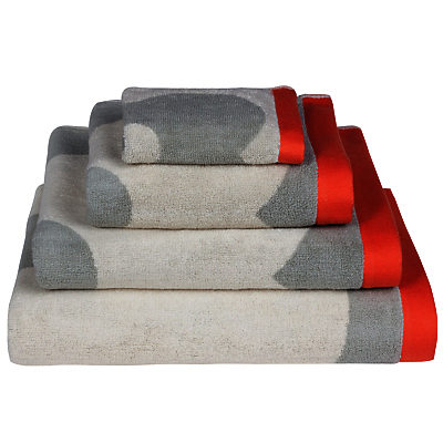 Orla Kiely Spot Flower Towels Grey